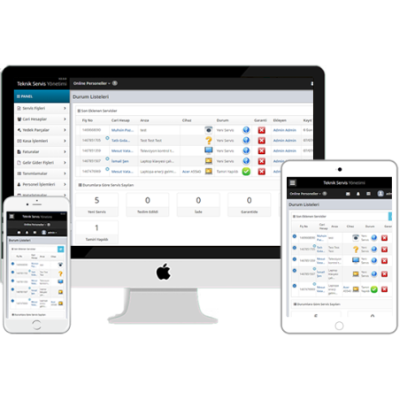 Online Teknik Servis Takip Programı