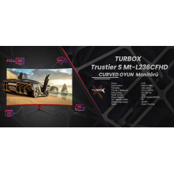 Turbox Trustier S Mt-L236CFHD 75Hz 2ms Vga Hdmi 1920x1080 23.6" R1800 Curved Frameless Monitör