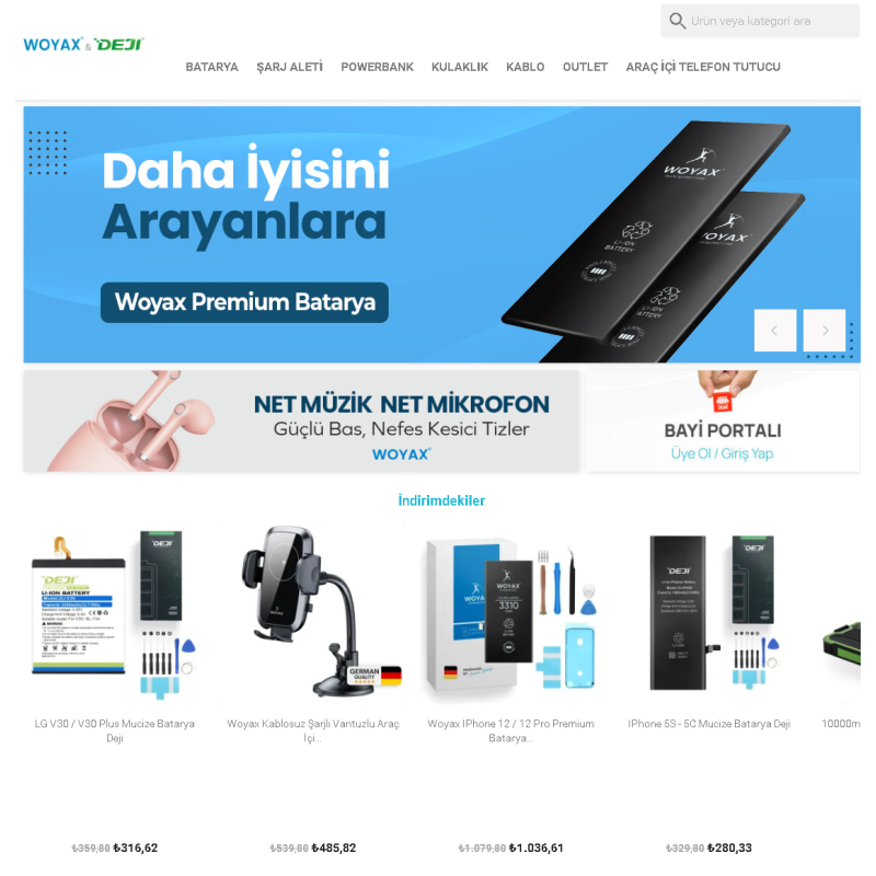 Her Şey Dahil Hazır E-Ticaret Sitesi