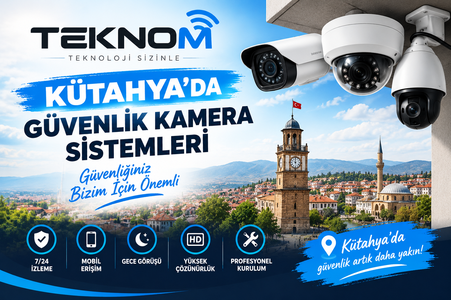 Kütahya Güvenlik Kamera Sistemleri