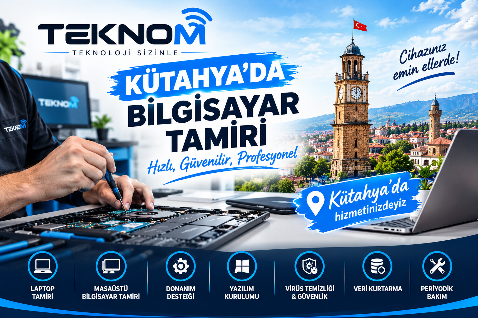 Kütahya Bilgisayar Tamiri | teknoM